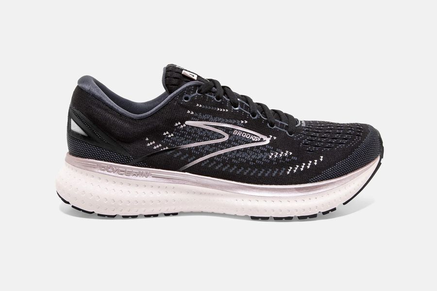 Brooks Glycerin 19 Road Loopschoenen Dames - Zwart/Roze - 251369YIV